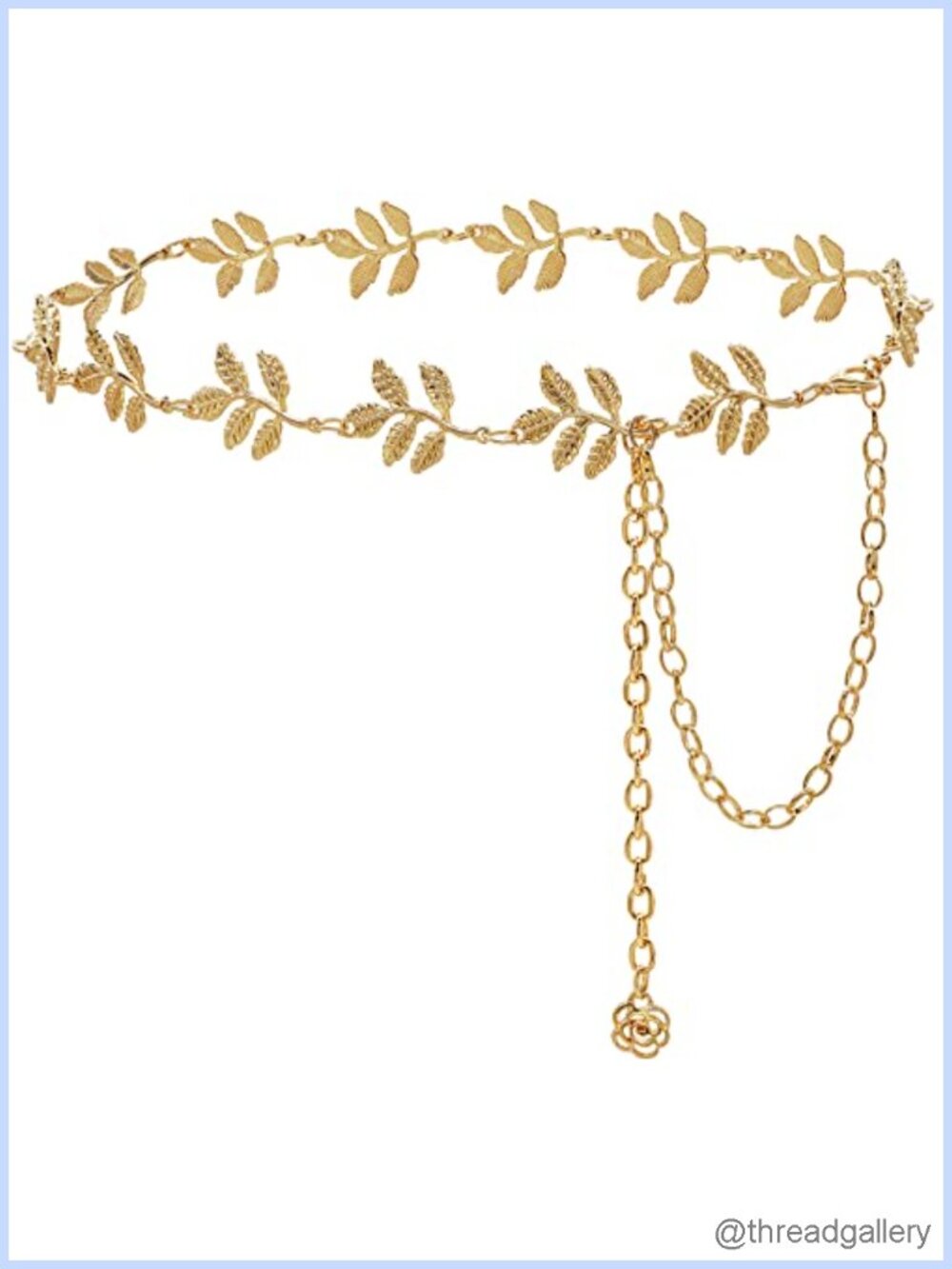 Metal Waist Chain Body Belly Belt Jewelry Accessory for Women Adjustable
